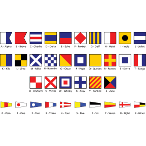 International Code of Signal Flags- 18" x 24"