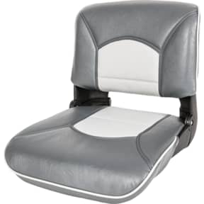 Profile Guide Series Boat Seat & Cushion Combo - Charcoal/Gray Perf