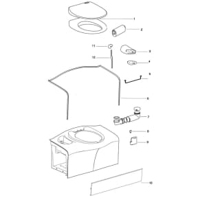 Replacement Pump for Cassett Toilet