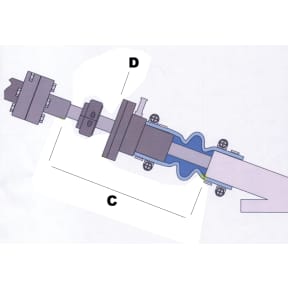 Dimension/Installation Diagram of Tides Marine SureSeal Self-Aligning Dripless Shaft Seals