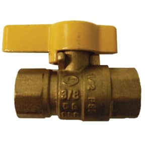 3/8 in AGA Gas Ball Valve - Brass