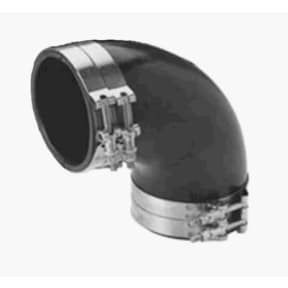 Trident Marine Hose & Propane TRL-90 Series 90 Degree High Temp Black Rubber Exhaust Elbows