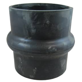 Black Rubber Hump Hose of Trident Marine Hose & Propane THH Ser High Temperature Black Rubber Exhaust Bellows