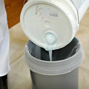 in use of Trimaco SuperTuff Polyester Bag Paint & Stain Strainers