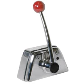rctops of Vetus Single Dual Function Lever Engine Control - Stainless Steel