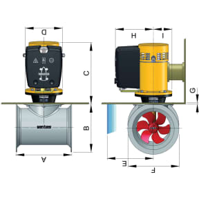 view-1 of Vetus Vetus Stern Thruster Tunnel Adapter Kit
