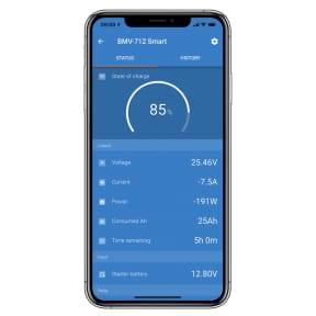 VE.Direct Bluetooth Smart Dongle - Battery View