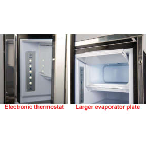 Drawer 49 Clean Touch SS INOX Refrigerator w/ Freezer
