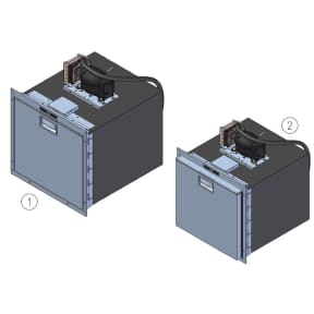 DW35 OCX2 SS Drawer Freezer Only - 1.2 Cu Ft, Remote Compressor.