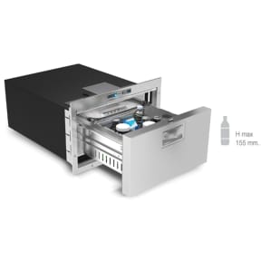 DW35 OCX2 SS Drawer Freezer Only - 1.2 Cu Ft, Remote Compressor.