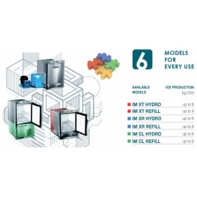 OCX2 Series Icemaker Models Comparison of Vitrifrigo OCX2 Series Icemaker - Low Profile XR Models - w/ Remote Compressor