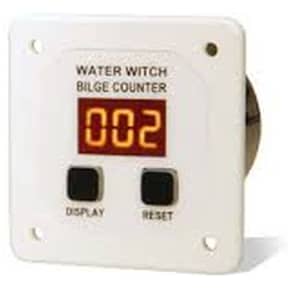 Bilge Pump Cycle Counters - with Square Face