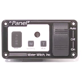 e-Panel 2P - On/Off Remote Control Panel with Timed Alarm Mute Switch