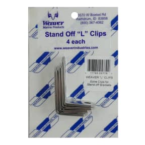 package of Weaver Industries L-Clips Set for Stand-Off Brackets 