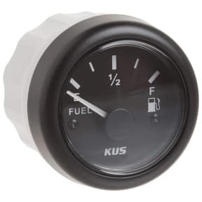 black of KUS Fuel Level Indicator Tank Gauge