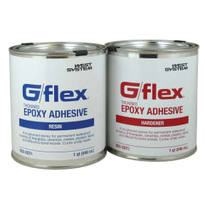 quart of West System 655 G/flex Thickened Epoxy Adhesive