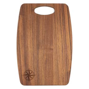 60761comc of Whitecap Industries Solid Teak Gourmet Serving Boards - 14" x 8"
