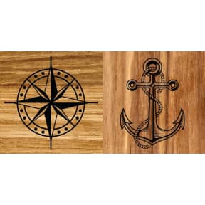 Solid Teak Gourmet Serving Boards