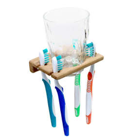 glass of Whitecap Industries Glass & Toothbrush Holder