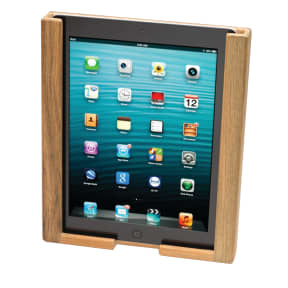 in use of Whitecap Industries Teak iPad Holder