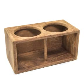 62610 of Whitecap Industries Teak Two Drink Rack