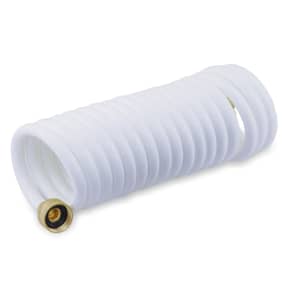 hose of Whitecap Industries White Coiled Hose with Adjustable Nozzle