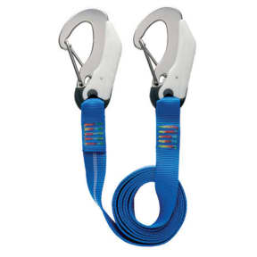 7015 of Wichard Basic Harness Tether - 2 Double Action Safety Hooks, Flat Webbing