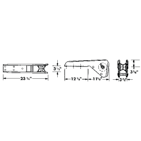 Stainless Steel Bruce Anchor Roller&frasl;Mount 