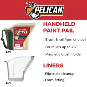 1 Qt Pelican Hand-Held Paint Pail