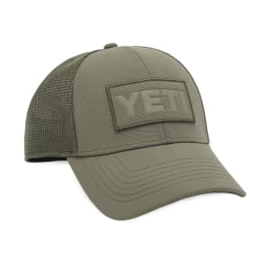 olive of Yeti Coolers Patch Trucker Hat