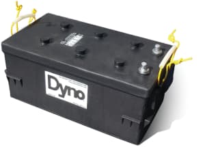 Dyno 8D heavy-duty deep cycle flooded marine battery used for building a high-capacity house battery bank