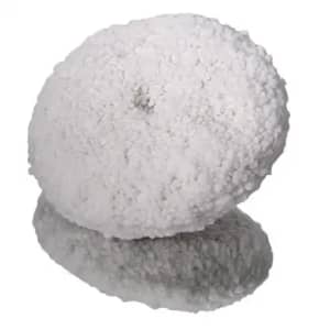 Aggressive wool buffing pad used for removing heavy oxidation and deep scratches from gelcoat.