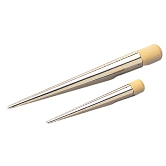 FRCOLOR Metal Rope Splicing Spike With Wood Handle Marine Rope Splicing Spike Metal Rope Splicing Needle Hand Splicing Tool For Boats And Yachts Wire Threading Accessories