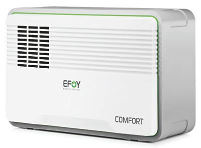 The EFOY 150 BT is an advanced direct methanol fuel cell (DMFC) designed for off-grid power in RVs and boats. Fisheries Supply