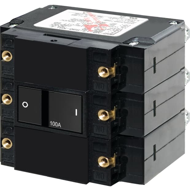 AC C-Series Flat Rocker Triple Pole Circuit Breakers - Blue Sea Systems ...