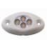 WHITE SURFACE LIGHT 4 WHITE LED