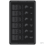 DC Water Resistant Black Circuit Breaker Panels, Horizontal - 8 Switches
