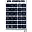 Panel Labels - Square Format, Basic Square Format Label Kit (30 Labels)