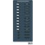 AC Main + Additional Positions Vertical Circuit Breaker Panels, AC Main &#43; 11 Positions Breaker Panel (White Toggle)