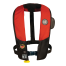 DLX AUTO INFLATE W/HARNESS RED/BLK