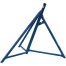 SAIL BOAT STAND BASE ONLY 24-36