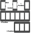 Contura Switch Mounting Panels