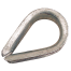 GALVANIZED WIRE ROPE THIMBLE 1/4IN