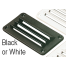 WHT ABS LOUVERED VENT 3X5-1/2IN