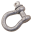 GALV. ANCHOR SHACKLE 3/8IN NON-RATED