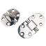 S.S. ROUND SIDE 2 PIN HINGE 2IN *PR*