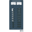 AC Main &#43; 11 Position Circuit Breaker Panel