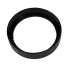 top view of Aetna Engineering Black Plastic Trim Ring