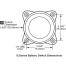 Blue Sea 350A e-Series Battery Selector Switch