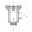 Dimensions of Buck Algonquin Arctic Steel Raw Water Strainers